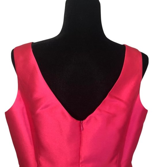 LUNA Pink Sheer Sheath Dress - Picture 5 of 11